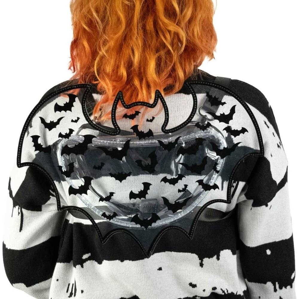 Kreepsville 666 Clear Vinyl Bat Backpack or Shoulder Bag Purse Concert Venue NWT - Picture 6 of 6